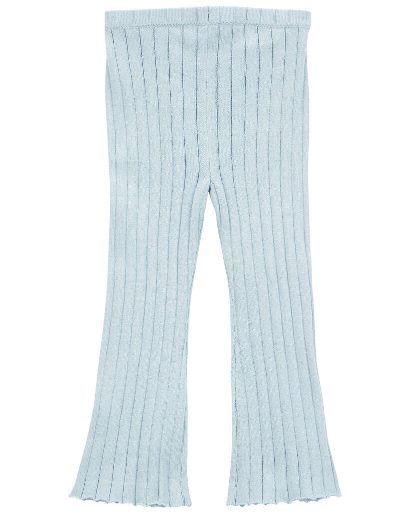 slide 3 of 3, Carter's Toddler Sweater Knit Pull-On Flare Pants - Blue Blue 5T, 1 ct
