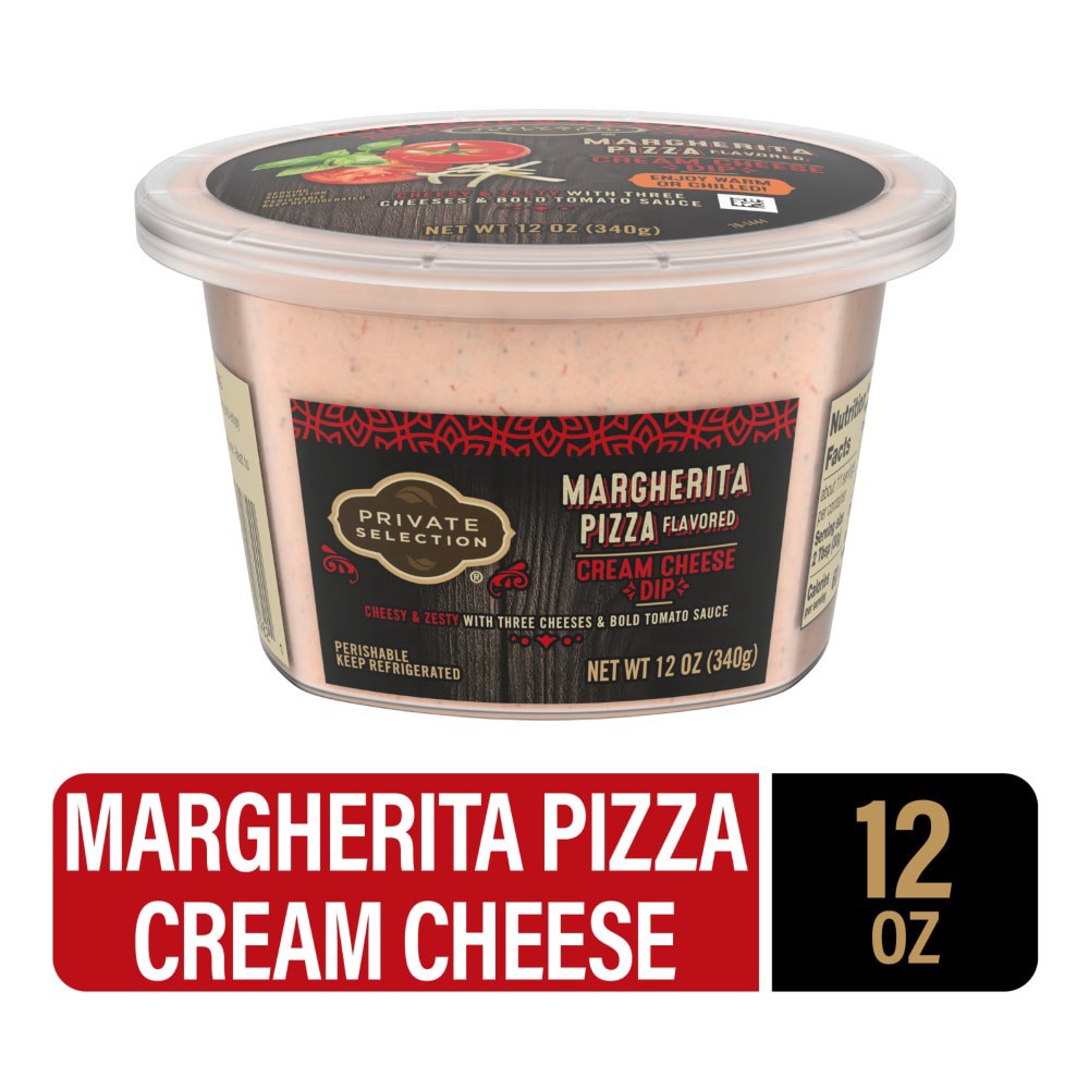 slide 2 of 2, Private Selection Margherita Pizza Flavored Cream Cheese Dip - 12 oz, 12 oz