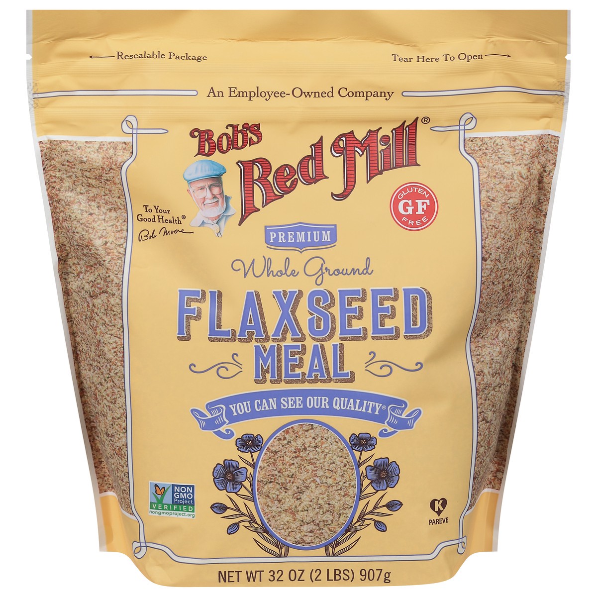 slide 1 of 1, Bob's Red Mill Flaxseed Meal, 32 oz