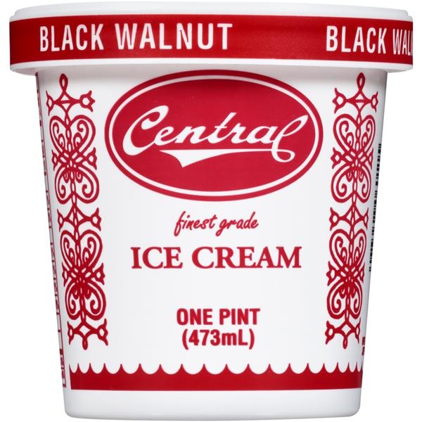 slide 1 of 1, Central Black Walnut Ice Cream, 1 pint