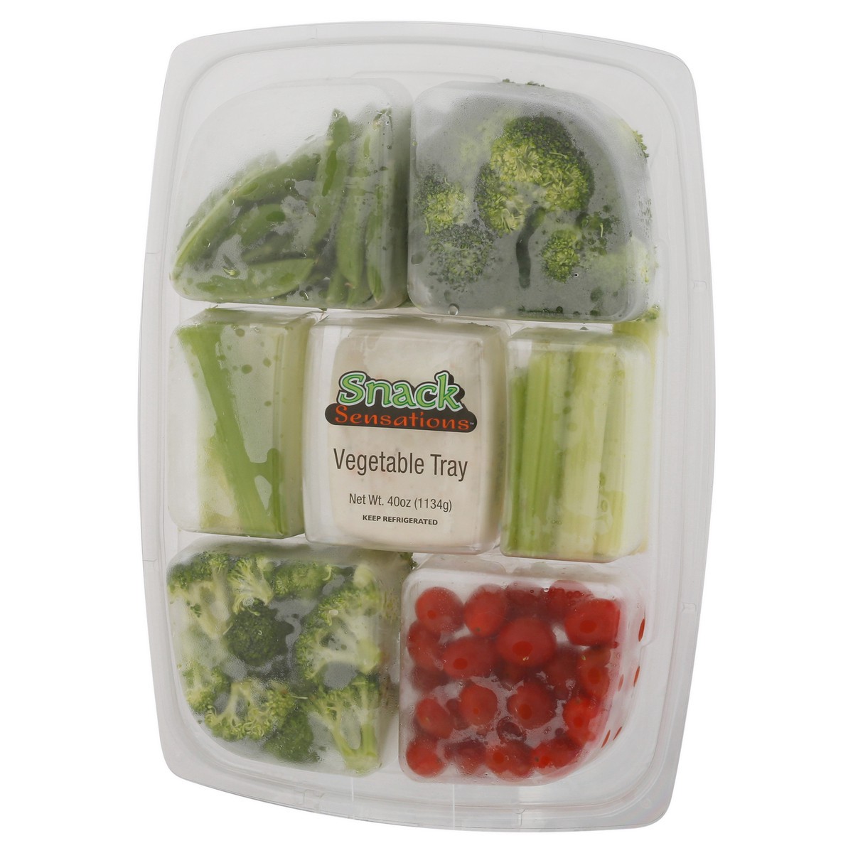 slide 2 of 9, Snack Sensations Vegetable Tray 40 oz, 40 oz