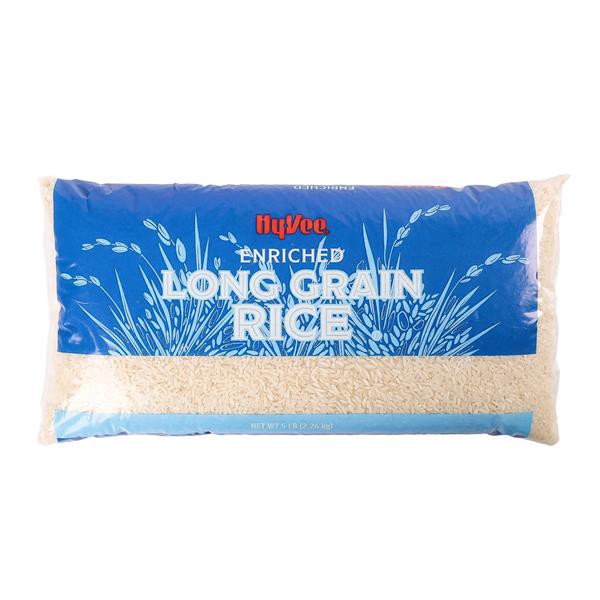 slide 1 of 8, Hy-vee Enriched Long Grain White Rice, 80 oz
