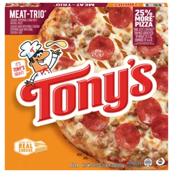 Tony's Meat Trio Pizzeria Style Crust Frozen Pizza 20.13 oz
