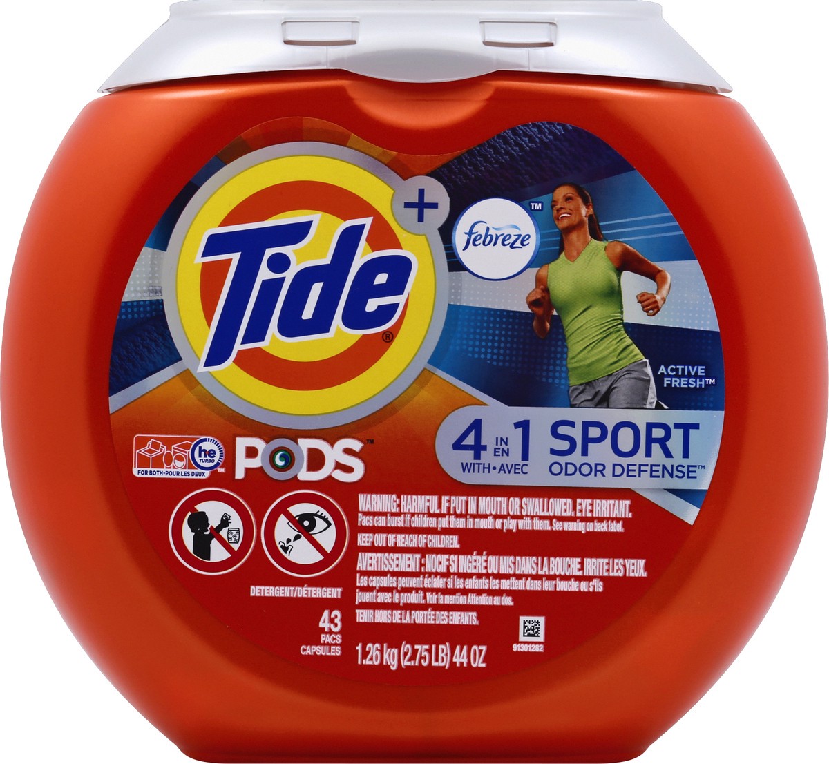 slide 1 of 9, Tide Detergent 43 ea, 43 ct