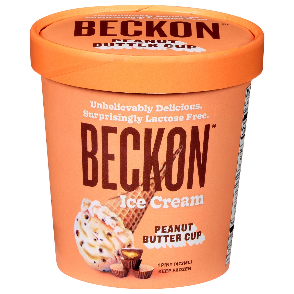 slide 12 of 12, Beckon Peanut Butter Cup Pint, 1 pint