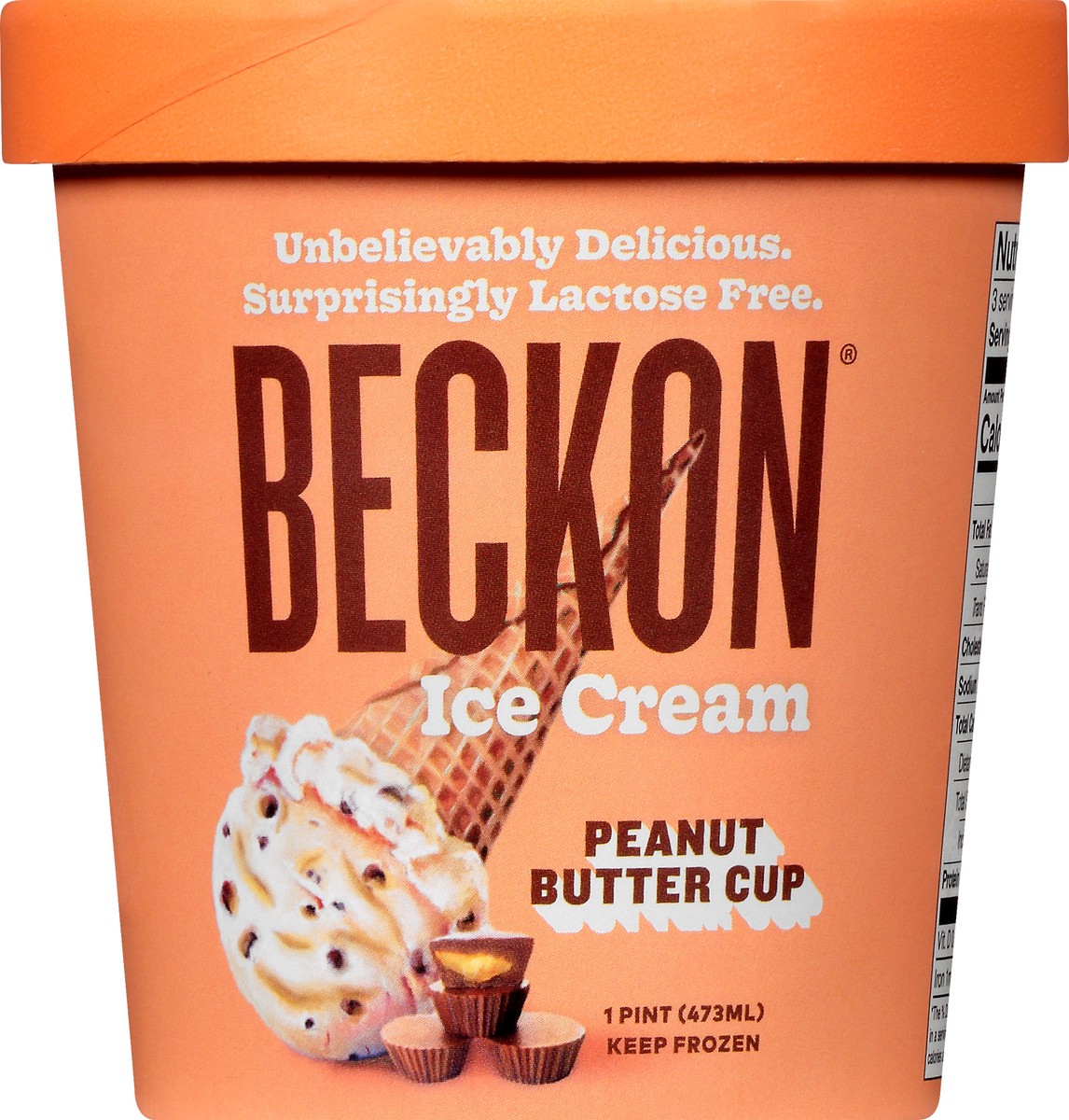 slide 4 of 12, Beckon Peanut Butter Cup Pint, 1 pint