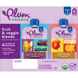 Plum Organics Fruit & Veggie Variety Pack