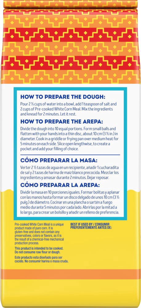 slide 5 of 5, Kroger Mercado Pre-Cooked White Corn Meal, 35.27 oz