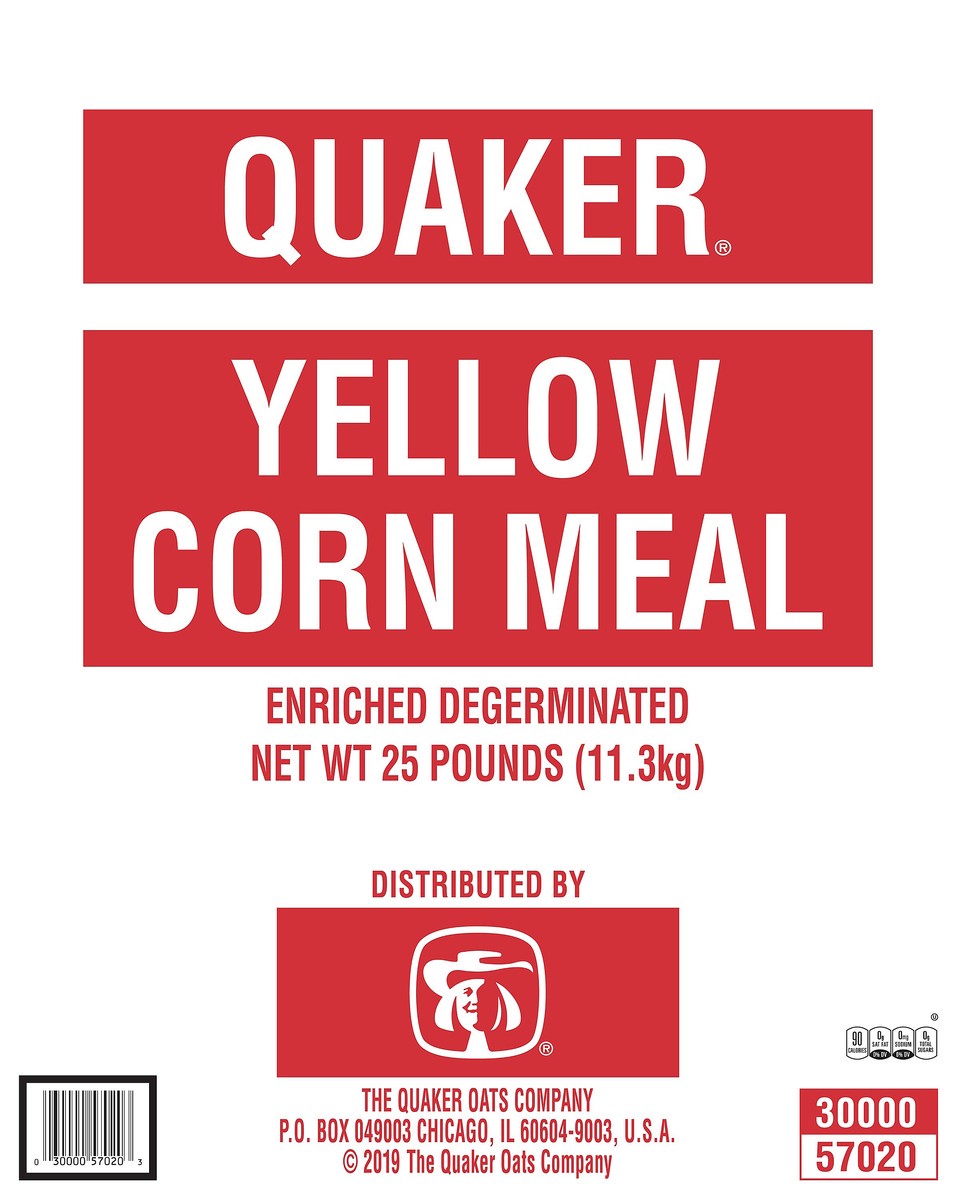 slide 1 of 2, Quaker Yellow Corn Meal 25 lb, 25 lb