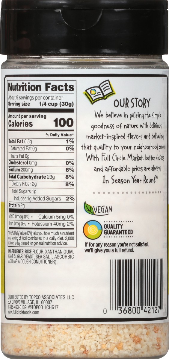 slide 2 of 13, Full Circle Market Full Circle Bread Crumbs, 9 oz