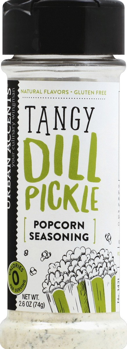 slide 1 of 8, Urban Accents Stonewall Dill Pickle Popcorn Season, 2.6 oz