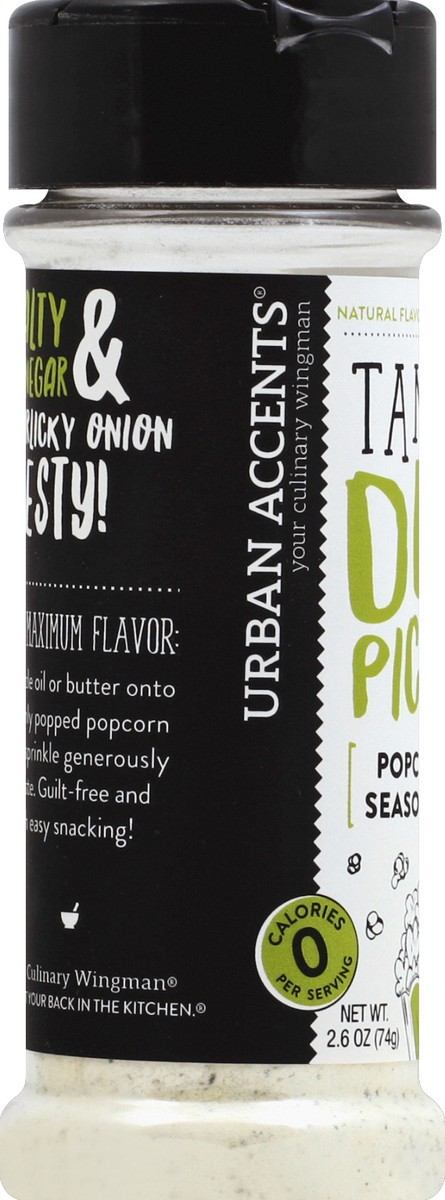 slide 7 of 8, Urban Accents Stonewall Dill Pickle Popcorn Season, 2.6 oz