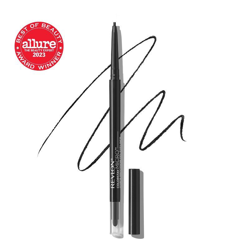 slide 1 of 9, Revlon ColorStay Micro Black 214 Waterproof Eyeliner Gel 0.008 oz, 0.01 oz