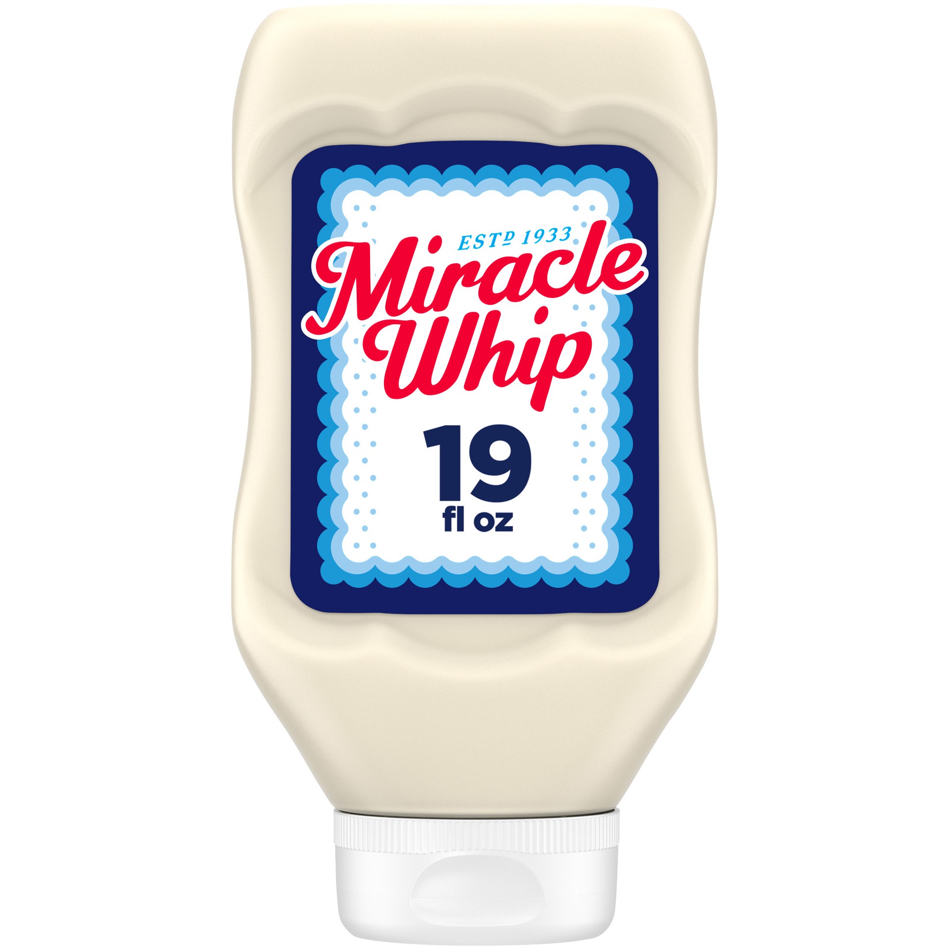 slide 1 of 5, Miracle Whip Mayo-like Dressing, 19 fl oz Bottle, 19 fl oz