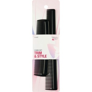 slide 1 of 1, Beauty 360 Trim & Style Comb Set, 2 ct