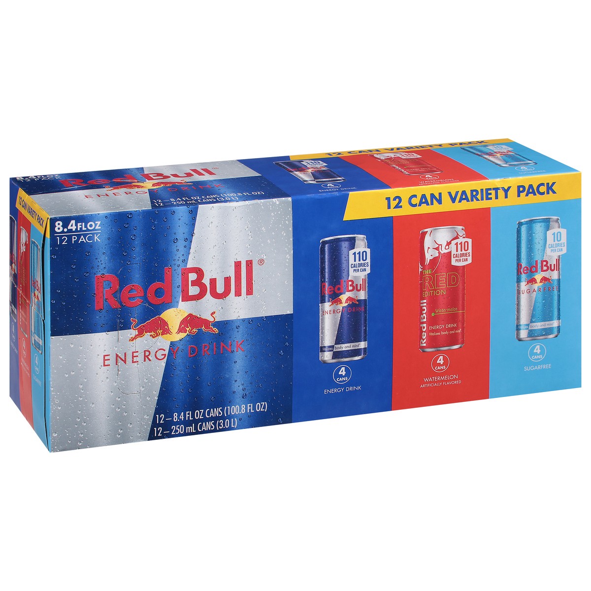 slide 8 of 9, Red Bull Energy Drink Variety Pack 12 - 8.4 fl oz Cans, 12 ct; 8.4 oz