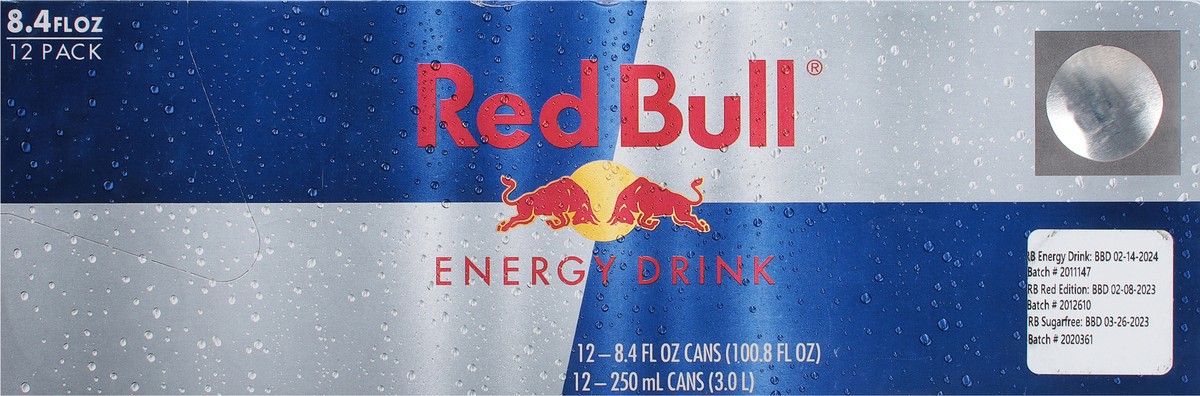 slide 6 of 9, Red Bull Energy Drink Variety Pack 12 - 8.4 fl oz Cans, 12 ct; 8.4 oz