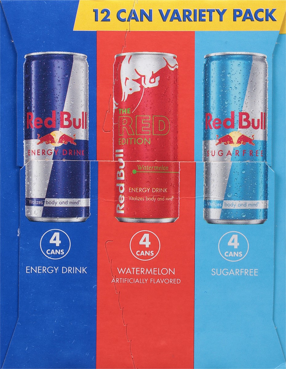 slide 7 of 9, Red Bull Energy Drink Variety Pack 12 - 8.4 fl oz Cans, 12 ct; 8.4 oz