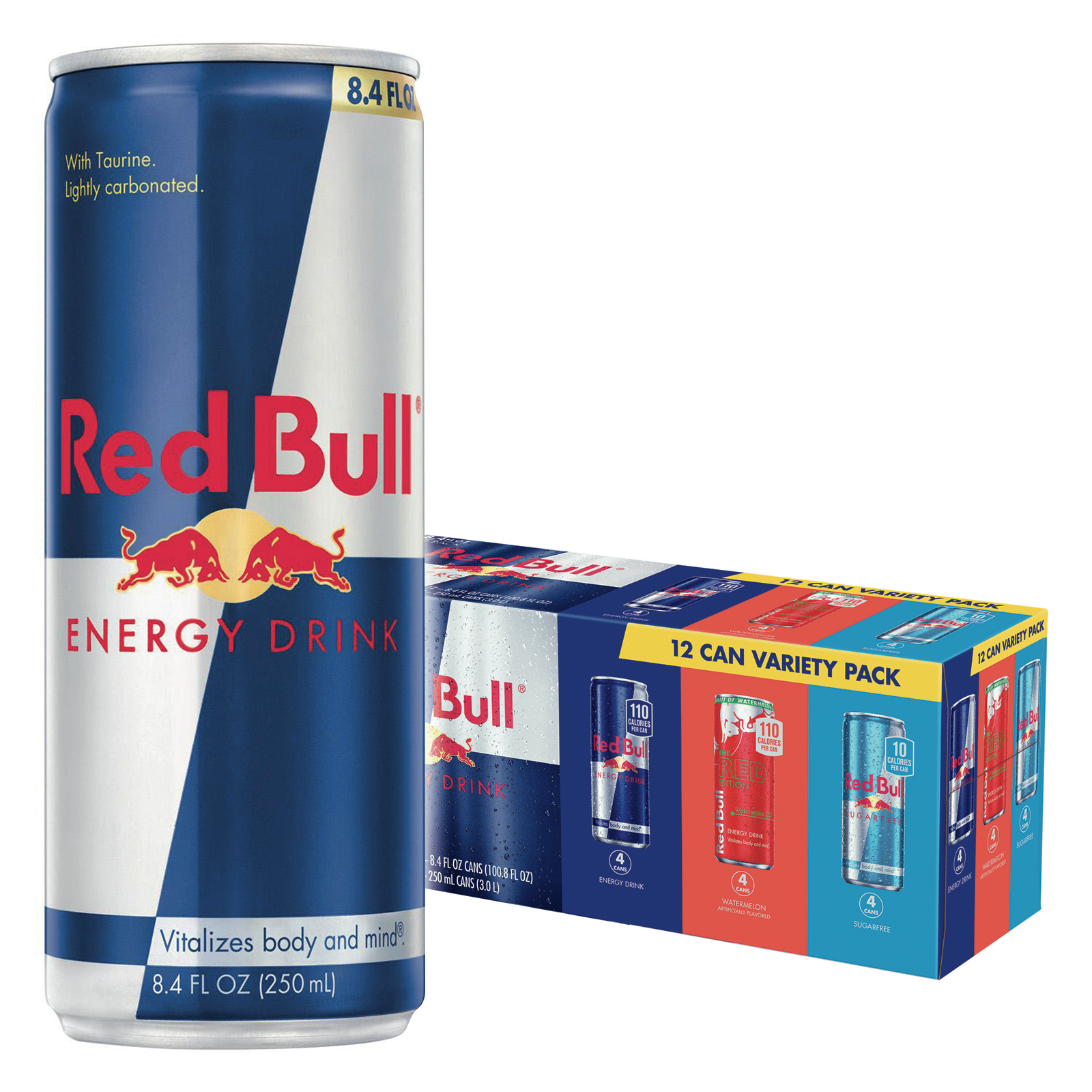 slide 1 of 9, Red Bull Energy Drink Variety Pack 12 - 8.4 fl oz Cans, 12 ct; 8.4 oz