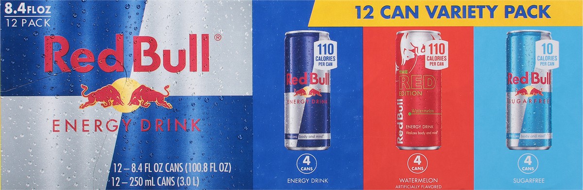 slide 2 of 9, Red Bull Energy Drink Variety Pack 12 - 8.4 fl oz Cans, 12 ct; 8.4 oz