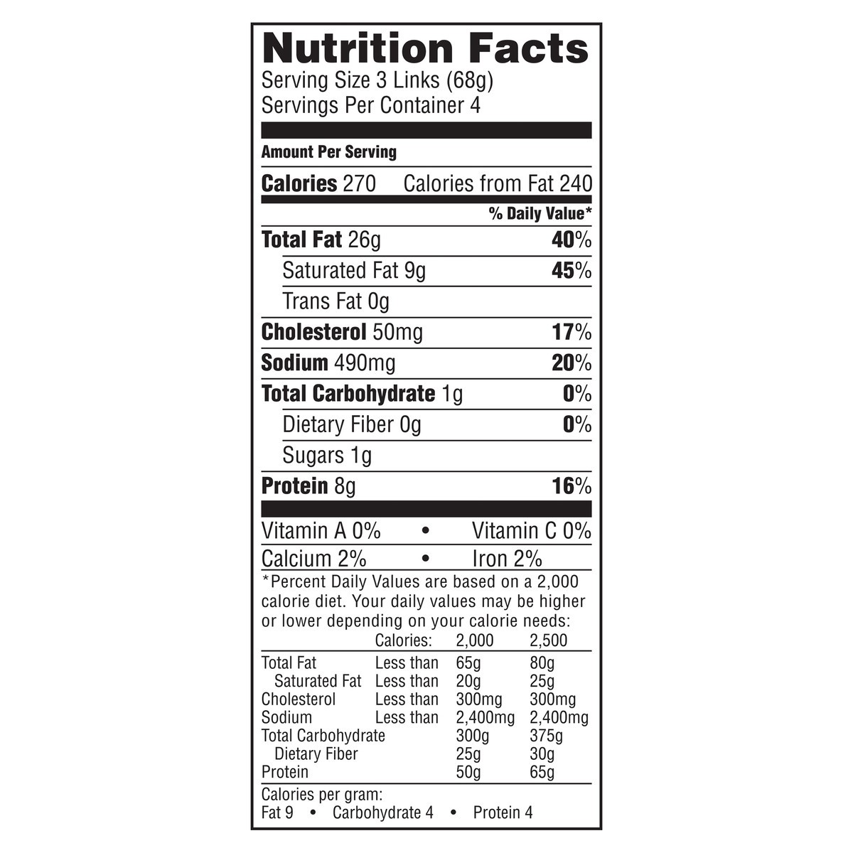 slide 3 of 11, Jimmy Dean Fully Cooked Pork Sausage Links, Original, 9.6 oz