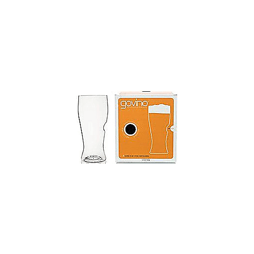 slide 1 of 1, govino Plastic Beer Glass S/4, 16 oz