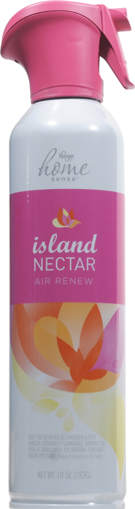 slide 1 of 1, Kroger Home Sense Island Nectar Aerosol Room Spray, 10 oz
