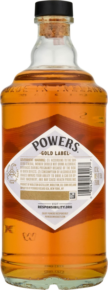 slide 10 of 11, Powers Triple Distilled Gold Label Irish Whiskey 750 ml, 750 ml