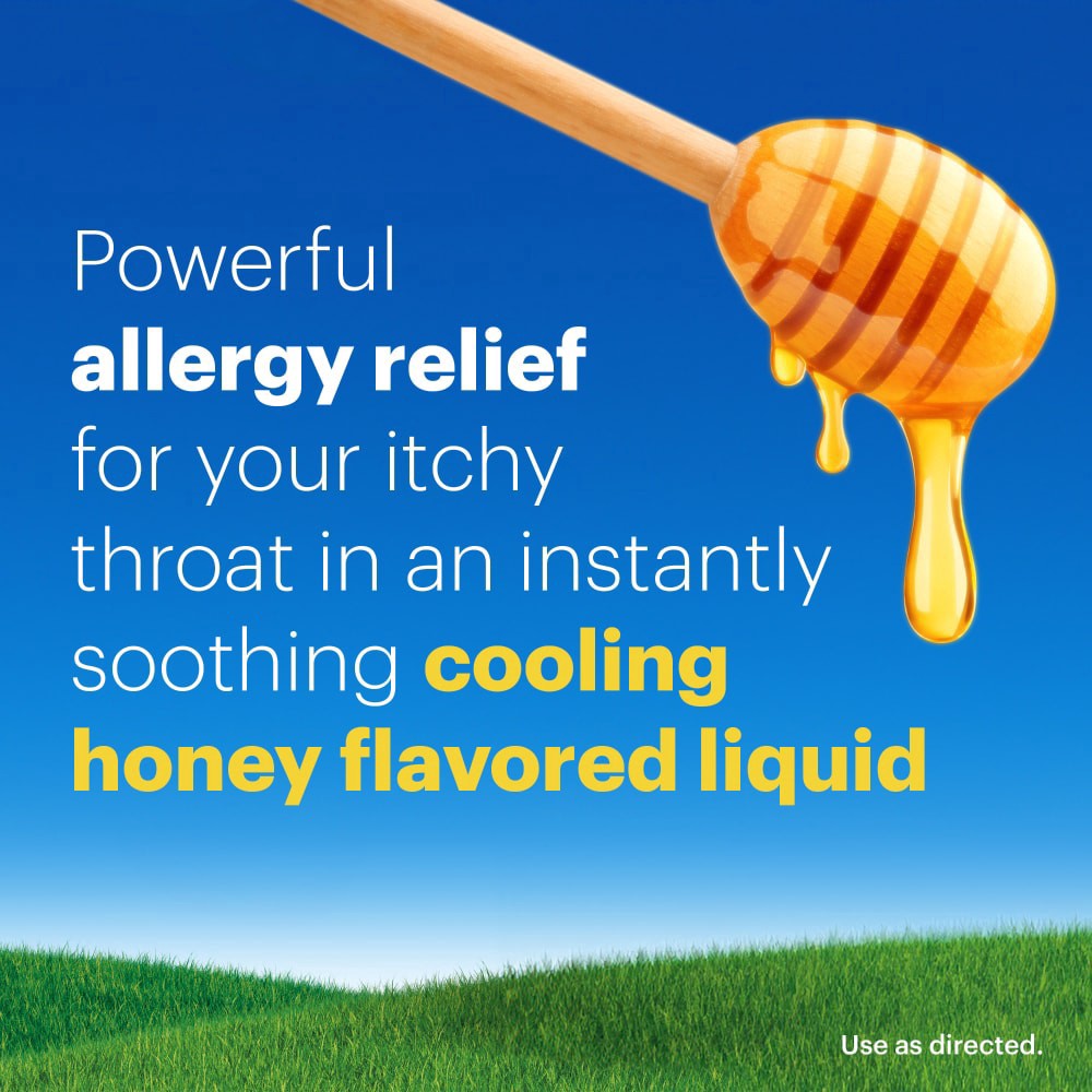 slide 2 of 4, Claritin Liquid Non-Drowsy Honey Flavored Loratadine Oral Solution, 8 fl oz