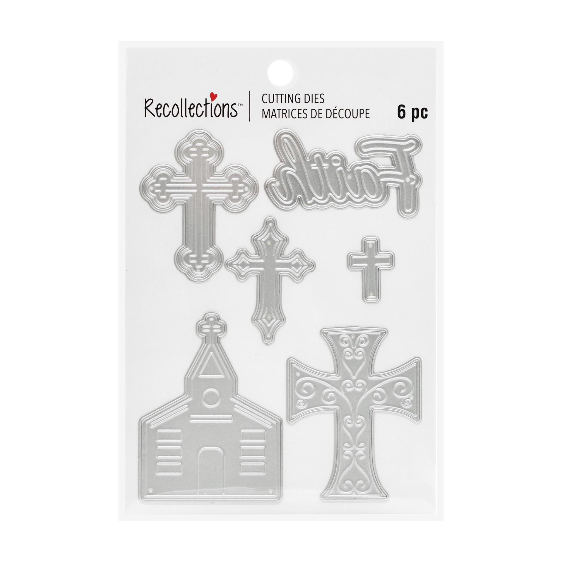 slide 3 of 5, Religious Cutting Die Set By Recollections, 10.2cm x 15.2cm