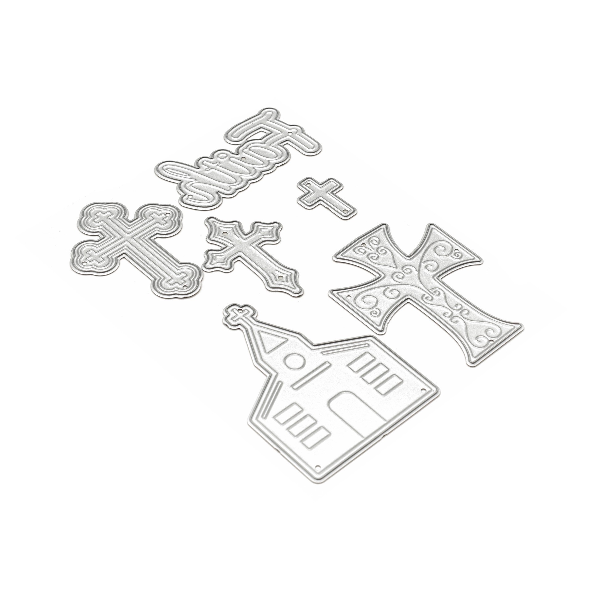 slide 5 of 5, Religious Cutting Die Set By Recollections, 10.2cm x 15.2cm