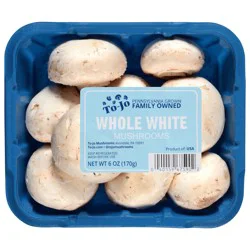 To-Jo White Whole Mushrooms 6 oz