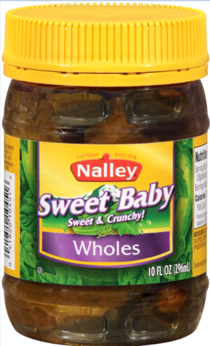 slide 1 of 1, Nalley Swt Whole Pickles, 10 oz
