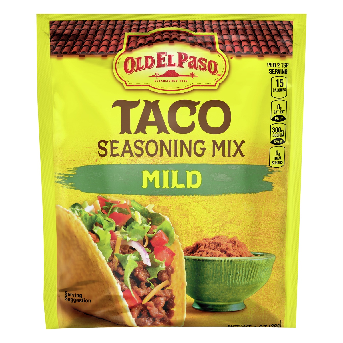 slide 1 of 1, Old El Paso Mild Taco Seasoning Mix 1 oz, 1 oz