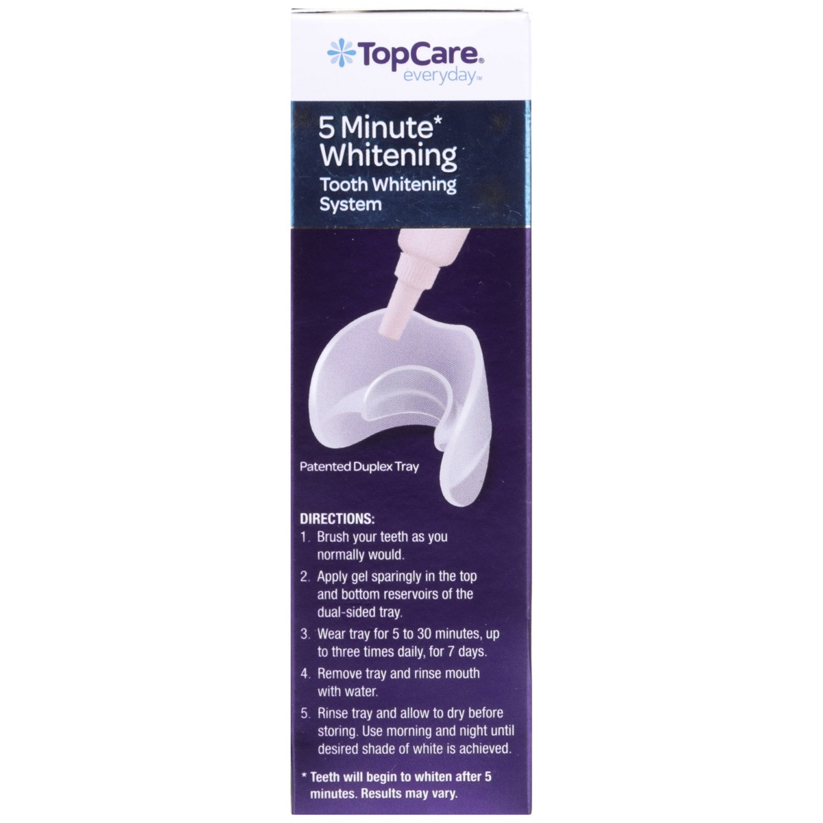 slide 9 of 9, TopCare Tooth Whitening System, 5 Minute Whitening, 0.7 oz