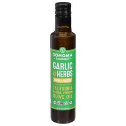 Sonoma Gourmet California Extra Virgin Garlic & Herbs Olive Oil 8.5 fl oz