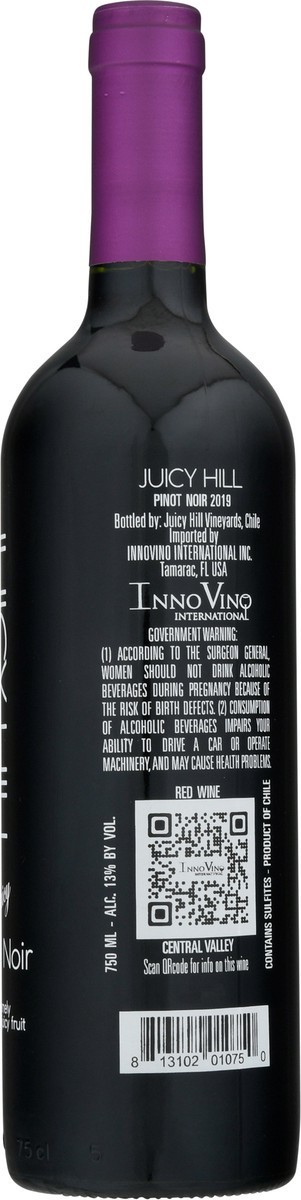 slide 6 of 9, Juicy Hill Juicy Pinot Noir 750 ml, 750 ml