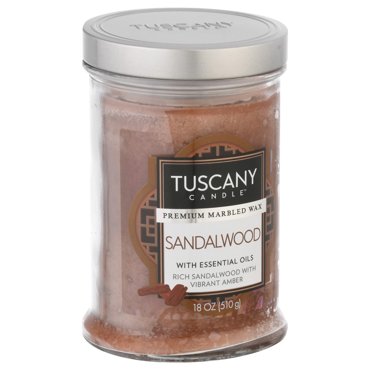 slide 6 of 9, Tuscany Candle Classic Fragrances For The Home Sandalwood Jar Candle - Brown, 1 ct