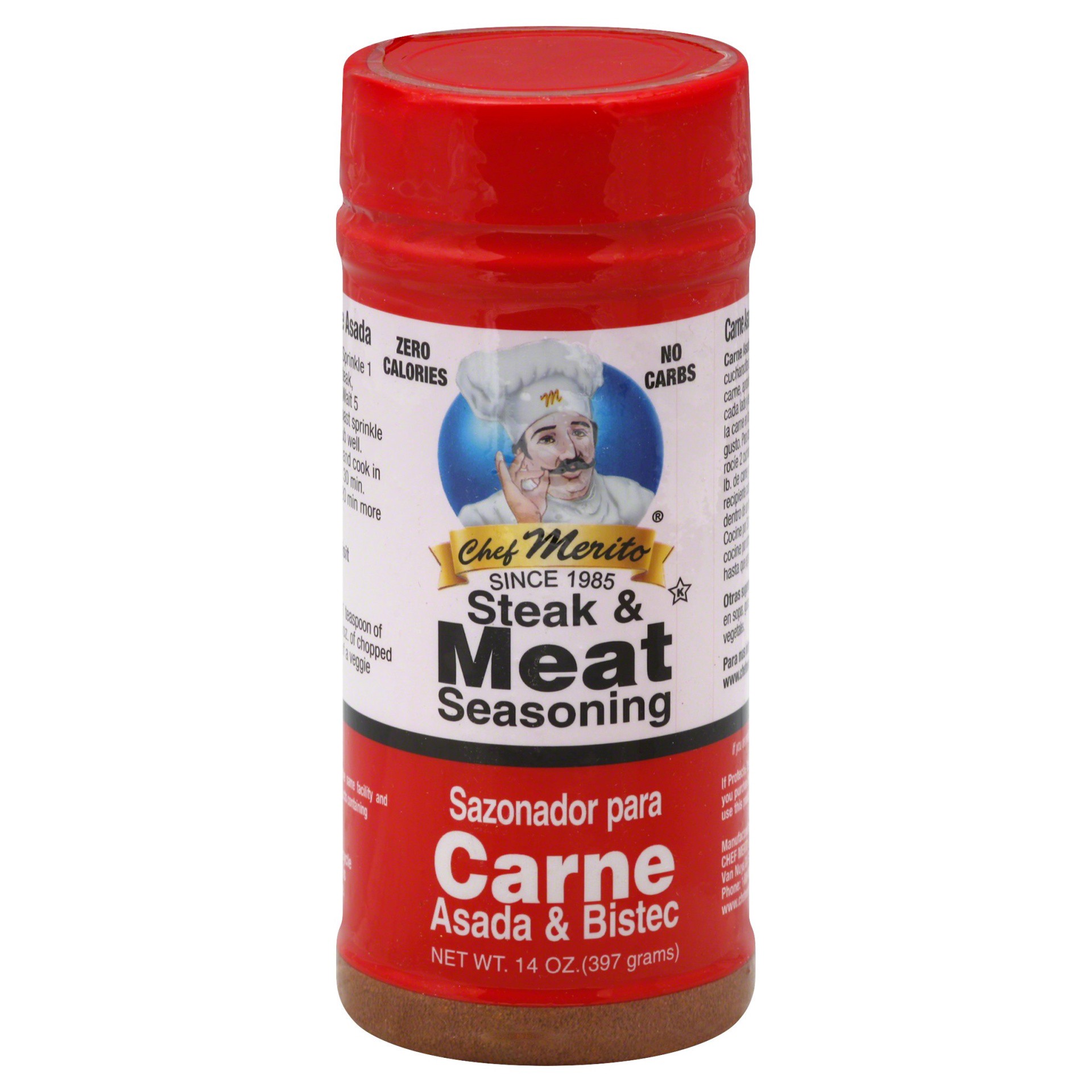 slide 1 of 1, Chef Merito Steak & Meat Seasoning 14 oz, 14 oz