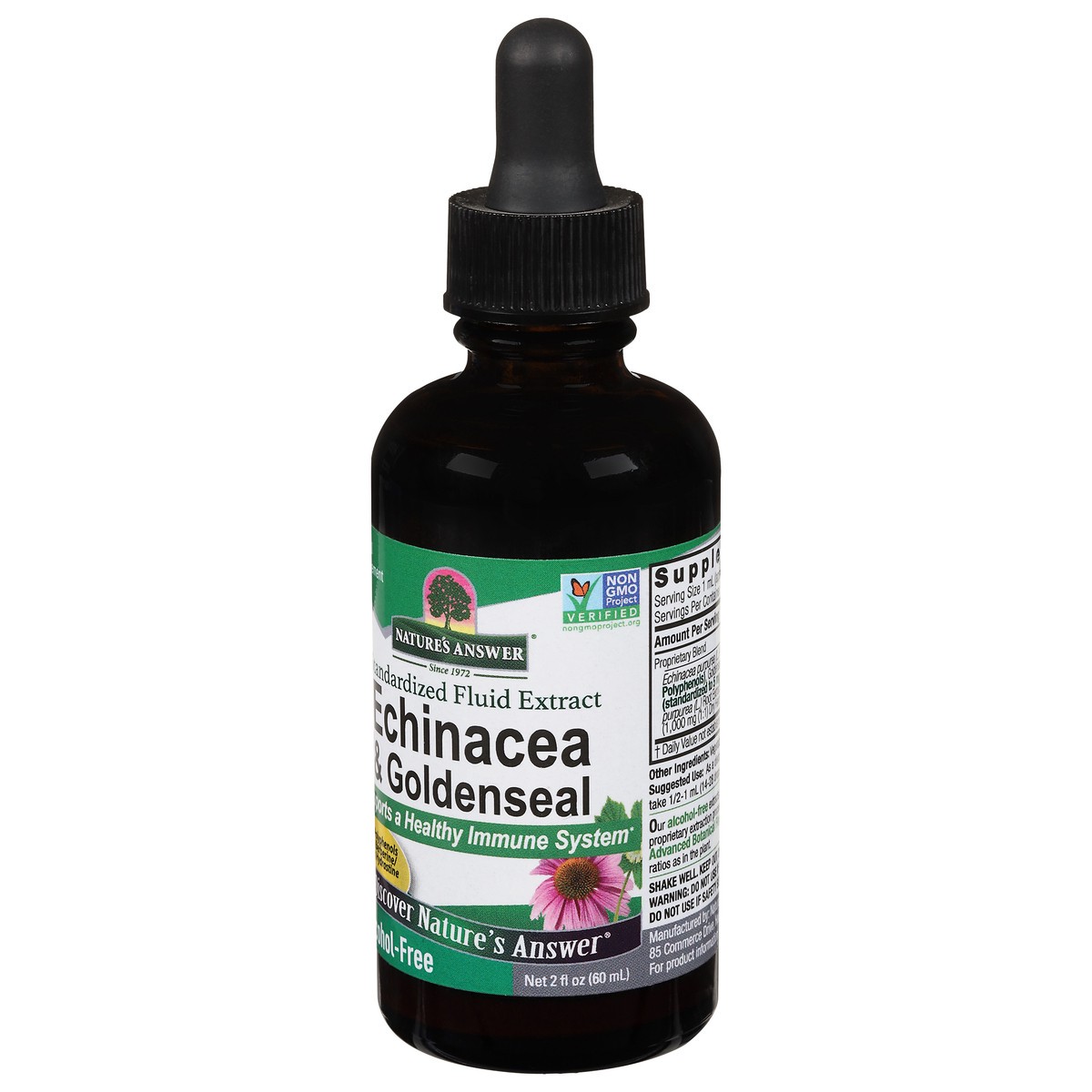 slide 2 of 9, Nature's Answer Echinacea & Goldenseal 2 fl oz, 2 fl oz