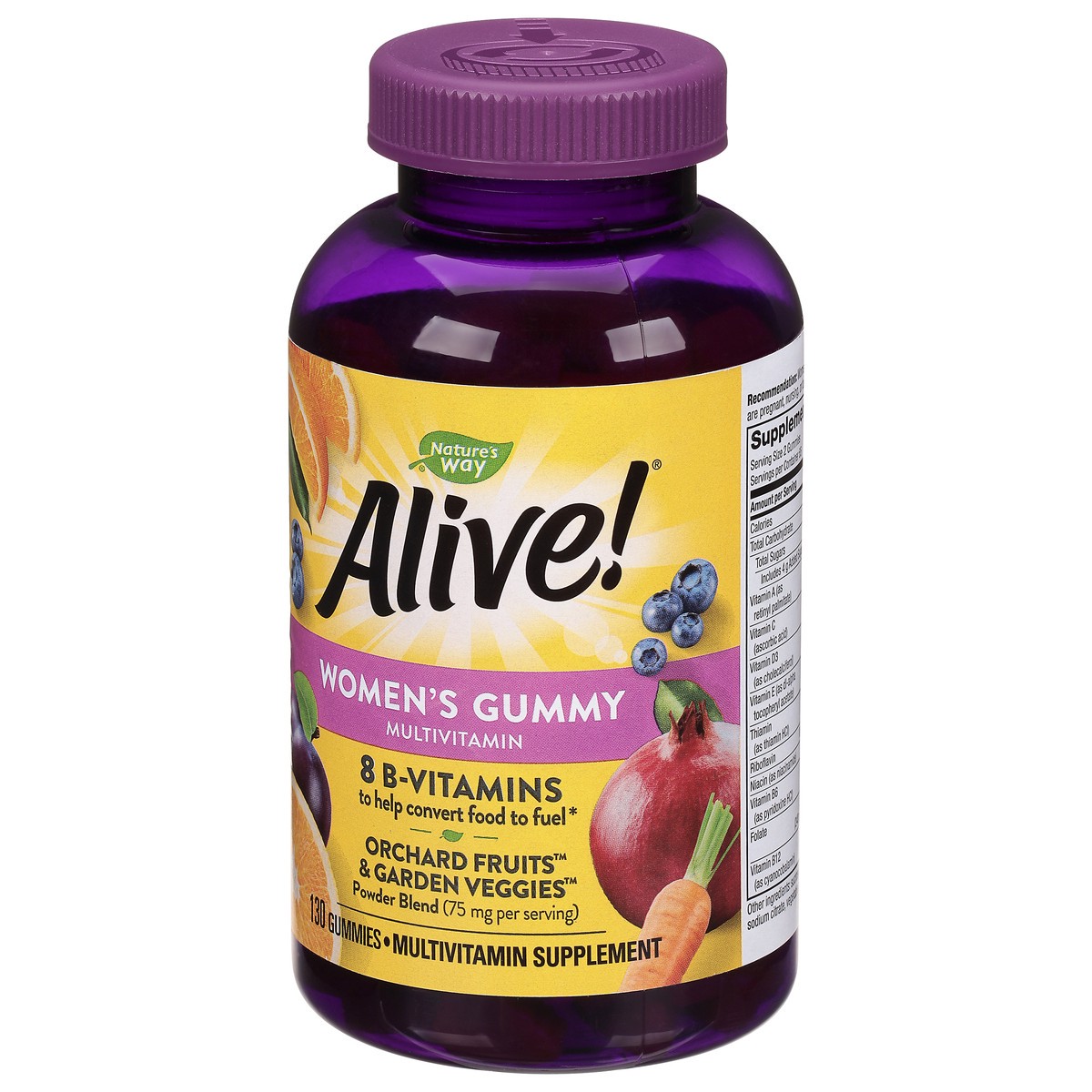 slide 4 of 9, Nature's Way Alive! Gummy Women's Mixed Berry Multivitamin 130 ea, 130 ct