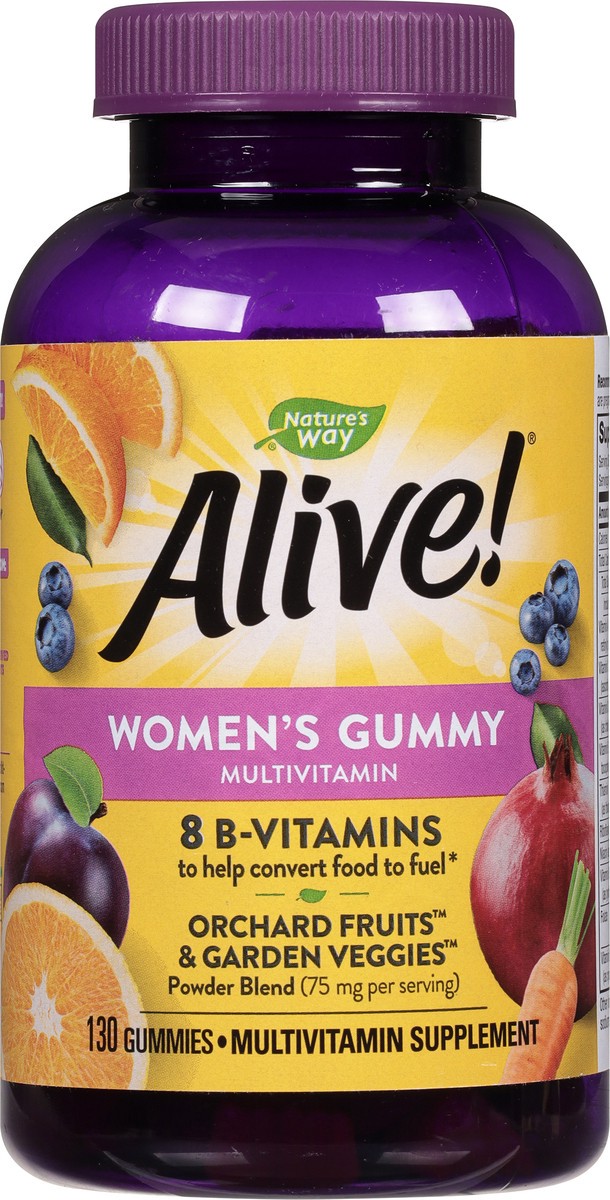slide 9 of 9, Nature's Way Alive! Gummy Women's Mixed Berry Multivitamin 130 ea, 130 ct