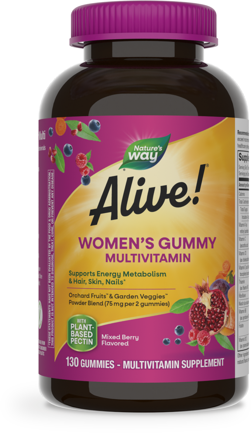 slide 1 of 9, Nature's Way Alive! Gummy Women's Mixed Berry Multivitamin 130 ea, 130 ct