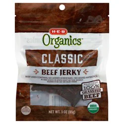 H-E-B 11g Protein Organics Classic Beef Jerky
