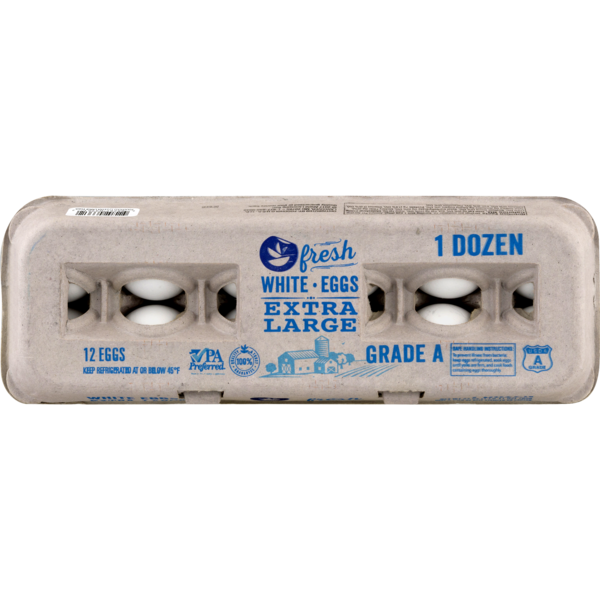 slide 1 of 1, Giant White Eggs Grade A Extra Large, 1 doz