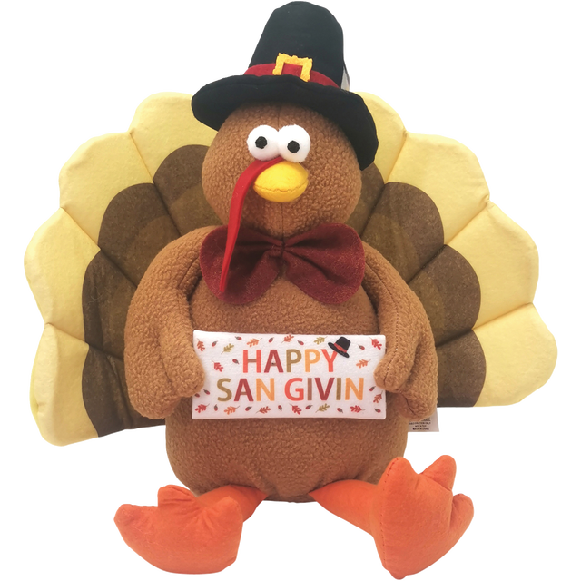 slide 1 of 1, CREATIVE HOME San Givin Turkey Plush, 1 ct