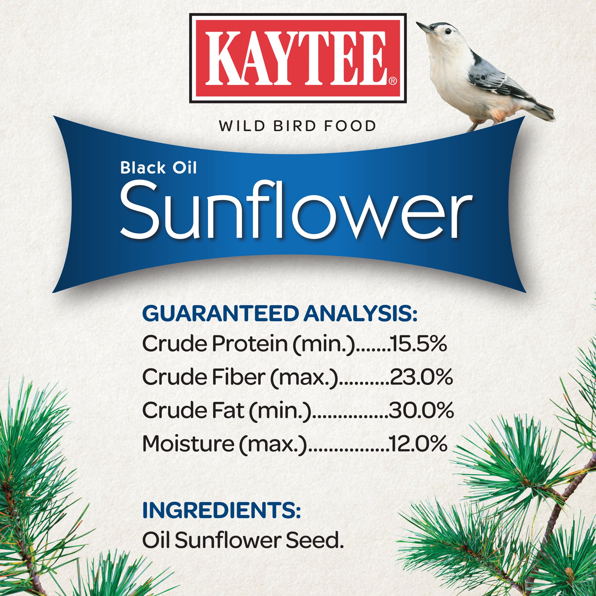 slide 3 of 8, Kaytee Black Oil Sunflower Food 20 Pounds, 1 ct