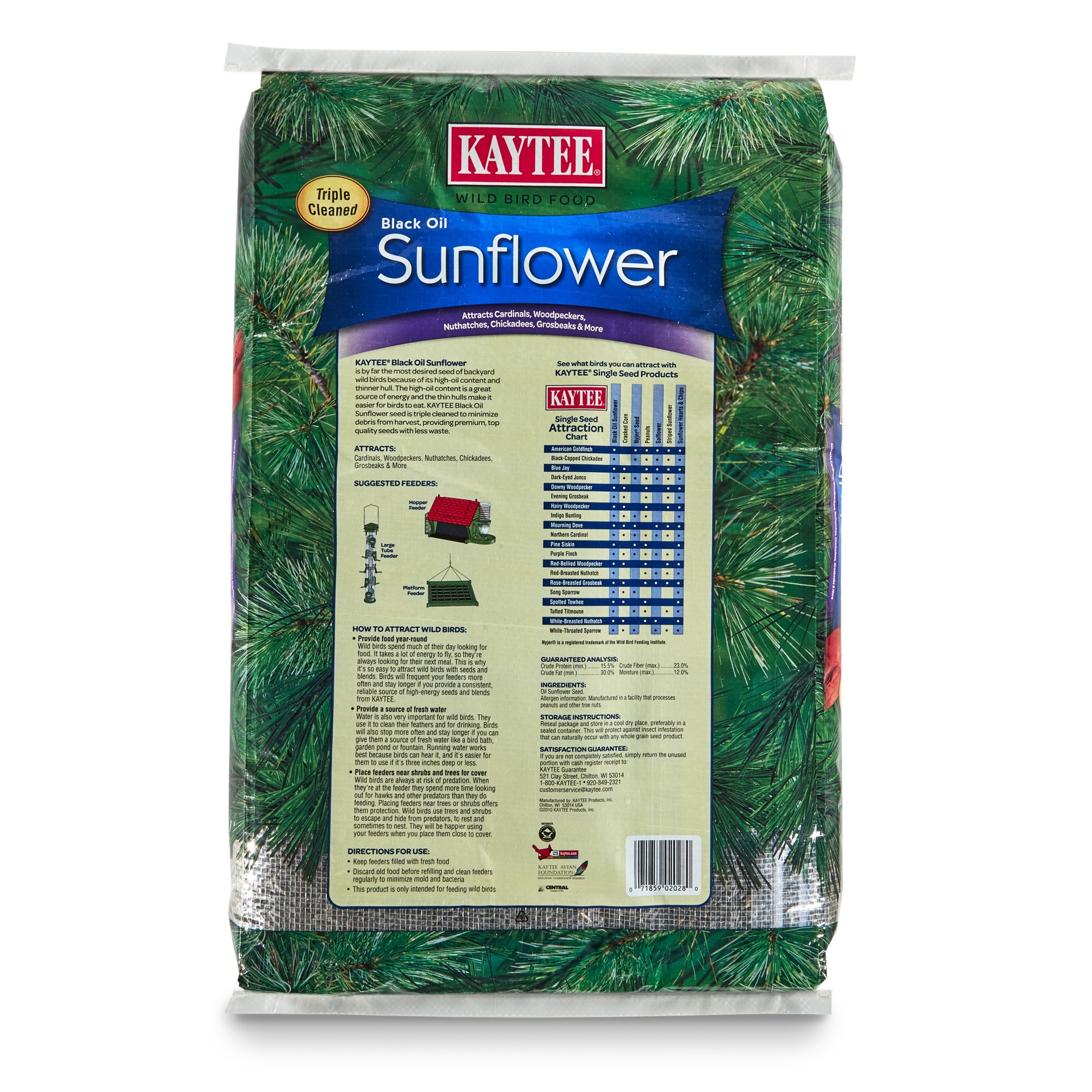 slide 7 of 8, Kaytee Black Oil Sunflower Food 20 Pounds, 1 ct