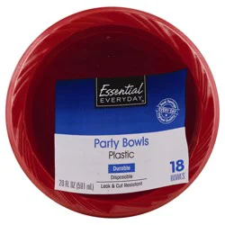 Essential Everyday Bowls Red Blue