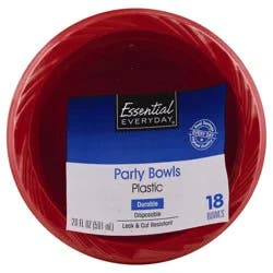 Essential Everyday Bowls Red Blue